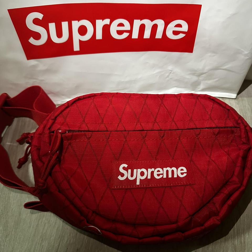 Supreme waist bag online fw18 red