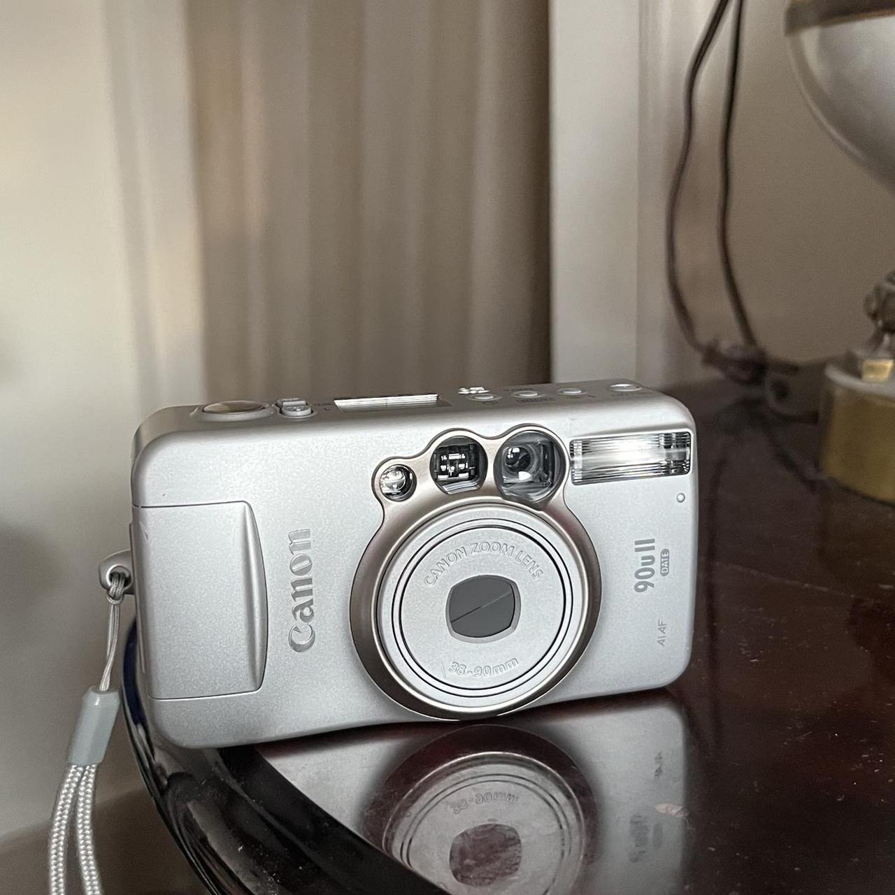 Canon Grey and Silver Camerasandaccessories Depop