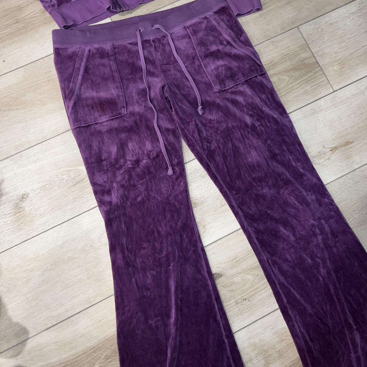 Y2K vintage juicy couture velour tracksuit.... - Depop