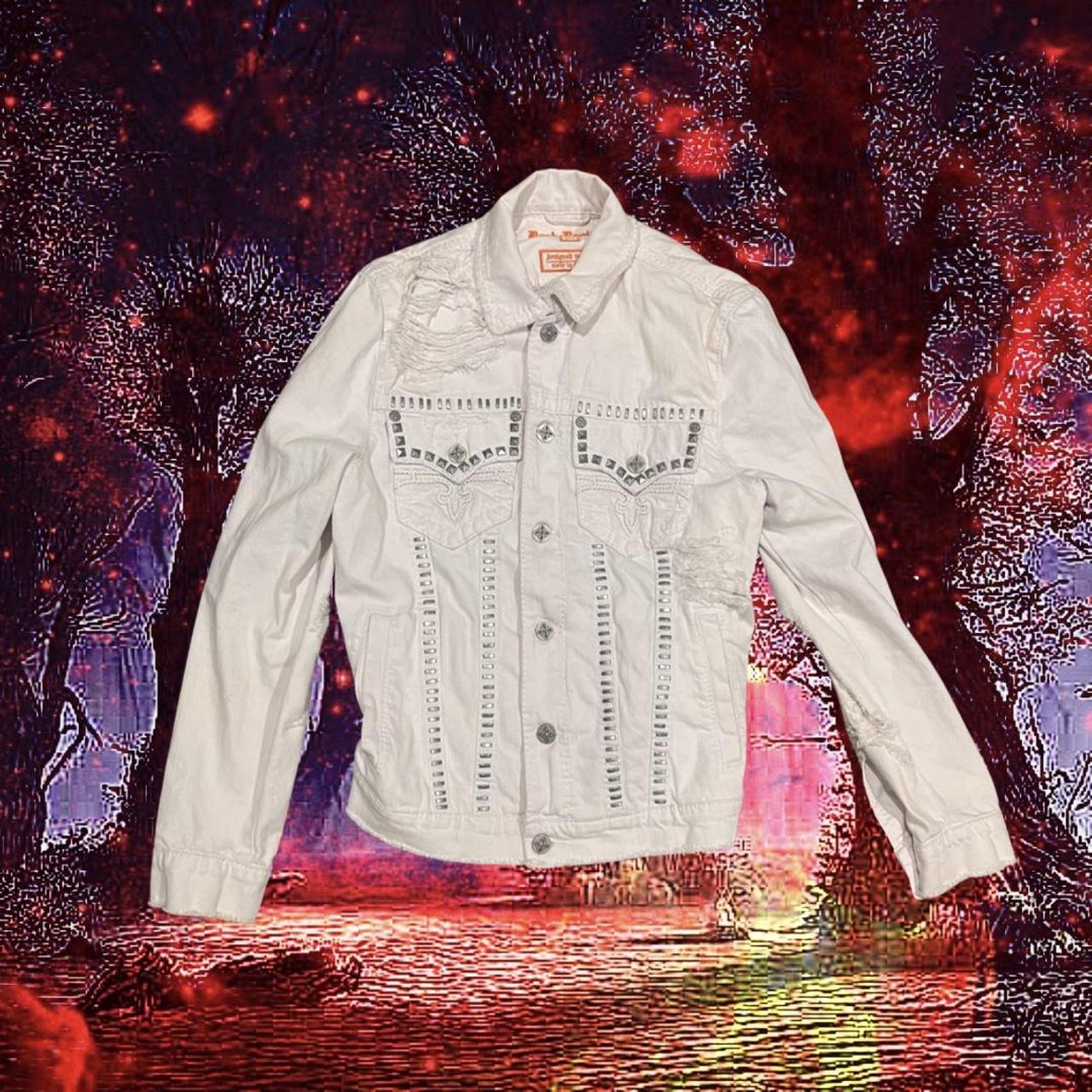 Rock Revival Men's Denim Jacket With Sherpa Lining Rock Revival