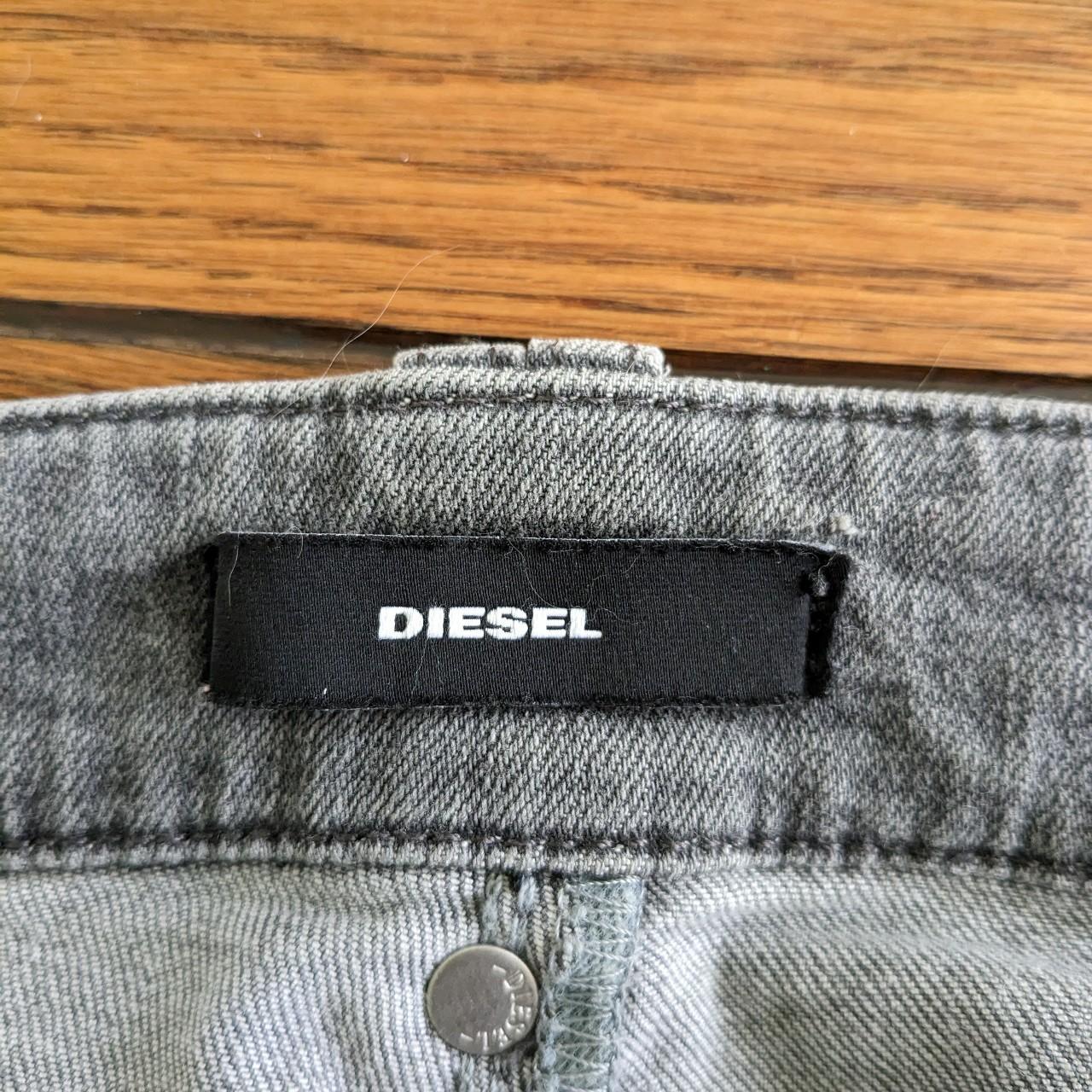 Diesel Women's Grey Jeans Depop