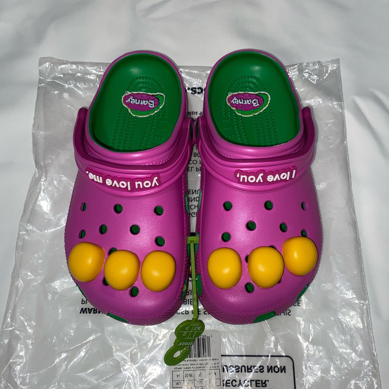 Kids croc style outlets shoes size 7