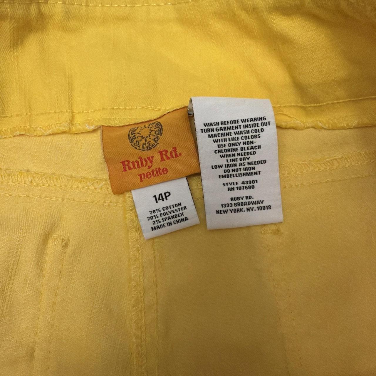 Ruby Rd. Women's Pants - Yellow - 14 – Ruby Rd. P… - image 4