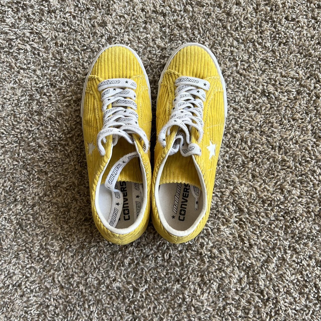 yellow corduroy converse