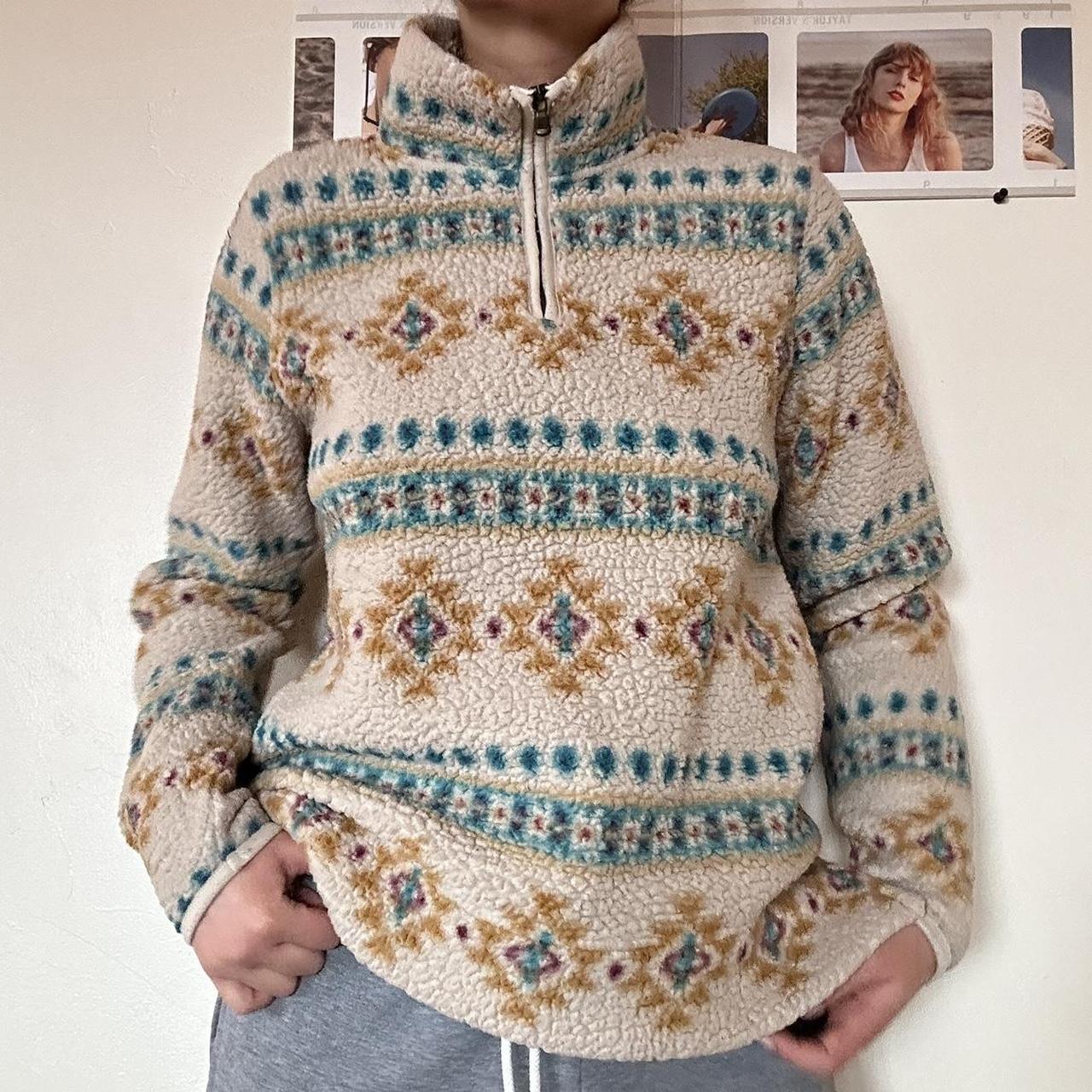 Y2K Sonoma Granola Sherpa Fleece Jacket! This... Depop