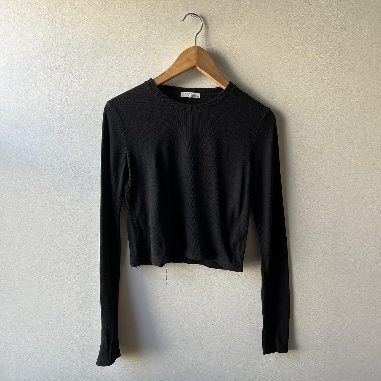 rag & bone cropped ribbed sweater some loose... - Depop