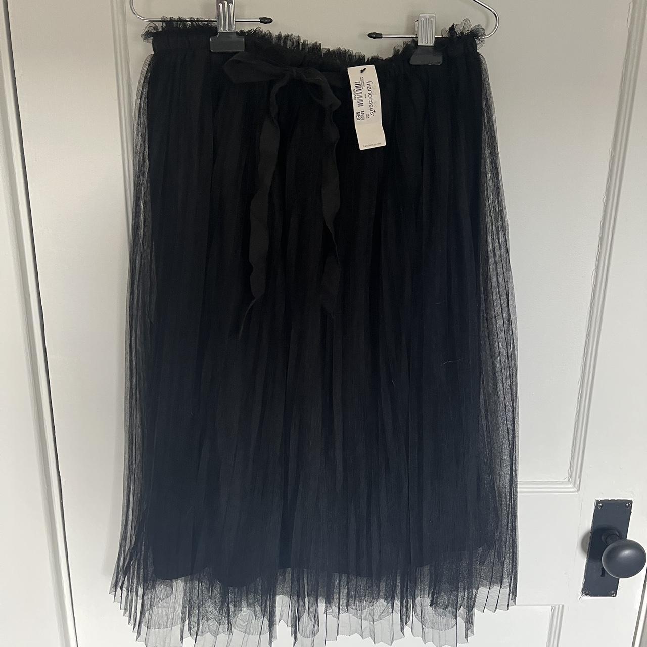 Black tulle 2025 skirt francesca's