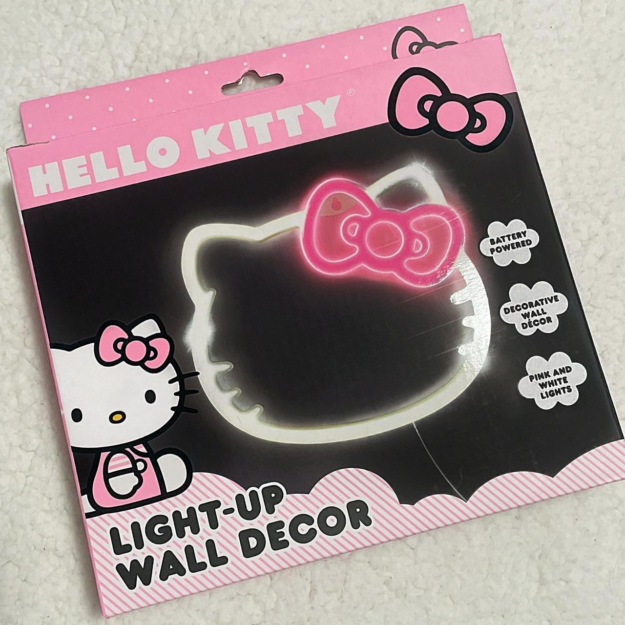 Hello Kitty® Light-Up Wall Decor White/Pink Brand... - Depop