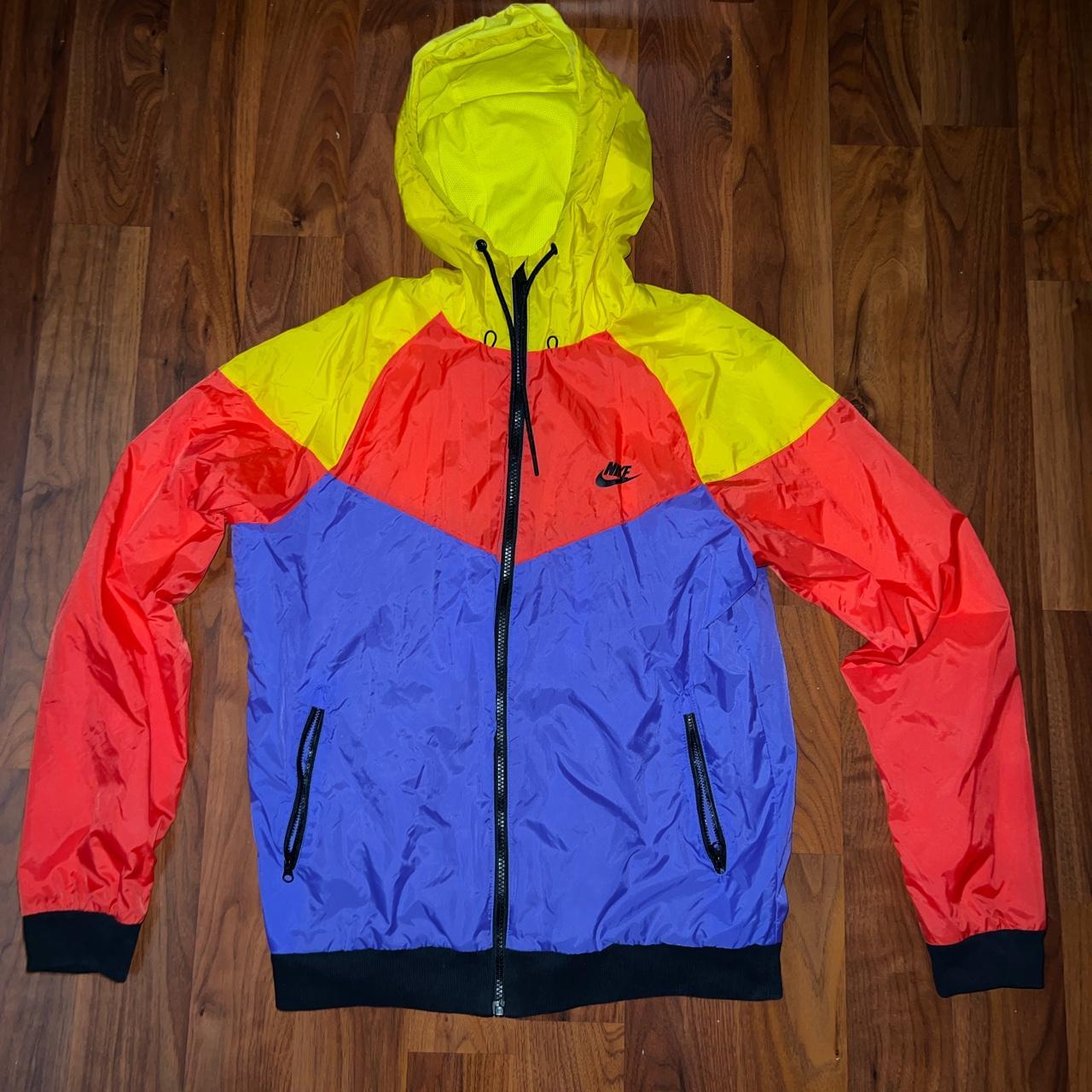 nike jacket windbreaker multicolor
