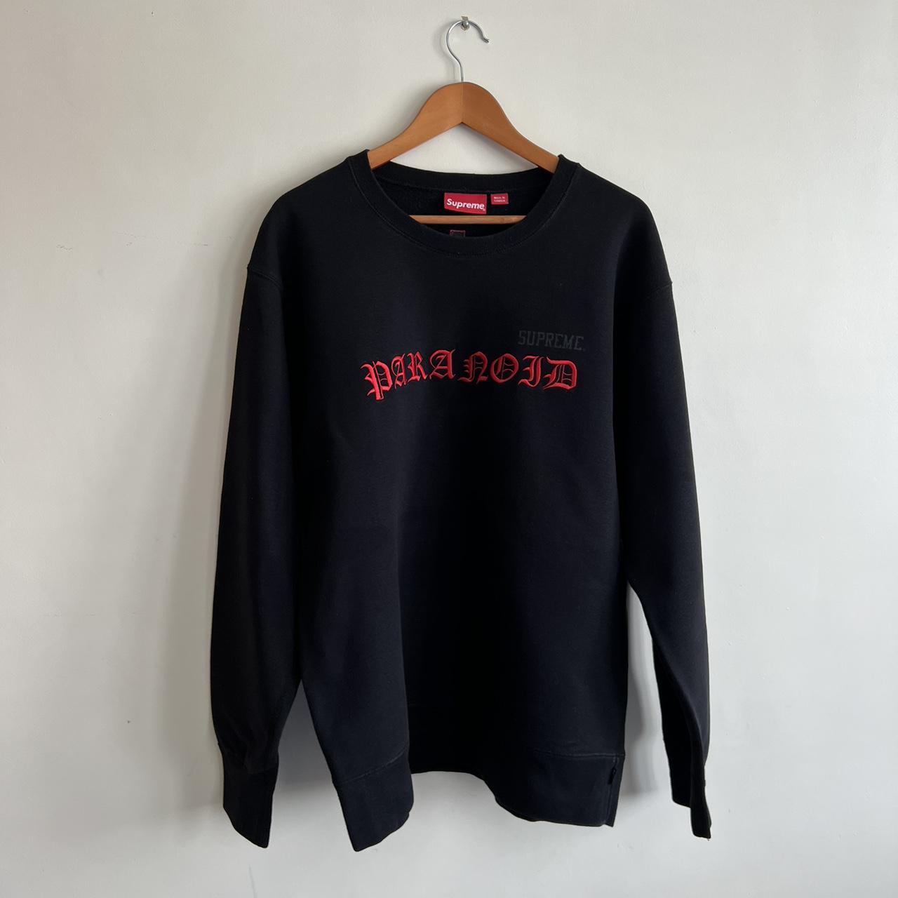 トップス SUPREME Black Sabbath Paranoid Crewneck Supreme Black Sabbath Paranoid Crewneck Black Men's - SS16 - US