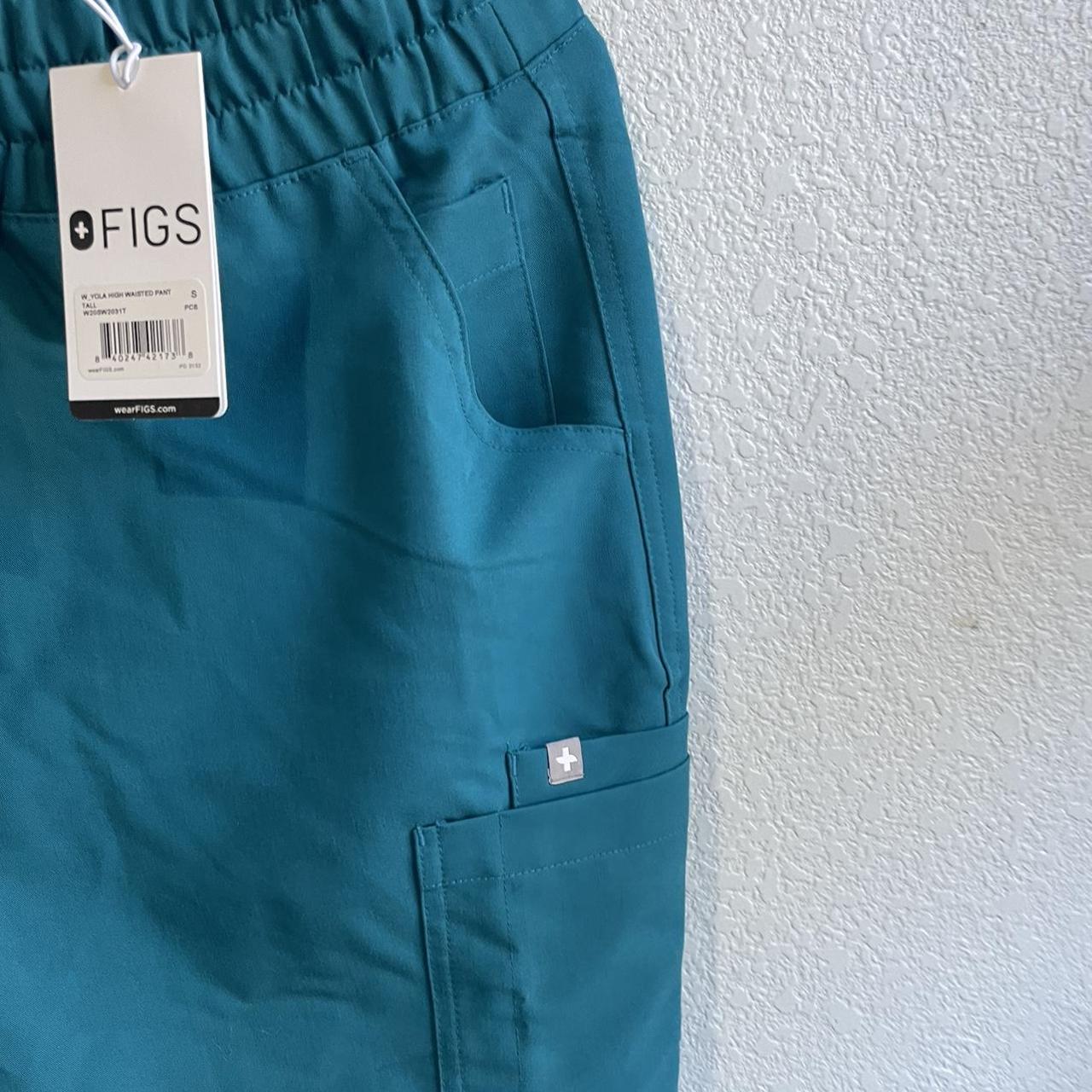 Figs scrub pants with elastic drawstring... Depop