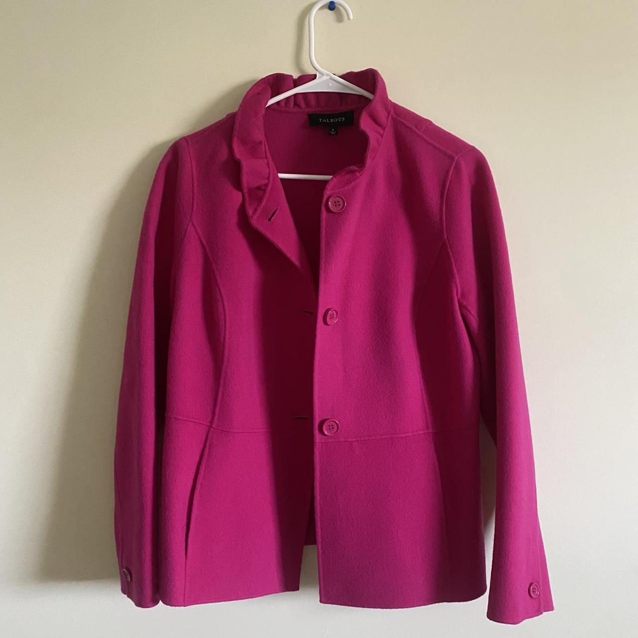 Talbots Women's Pink Coat | Depop