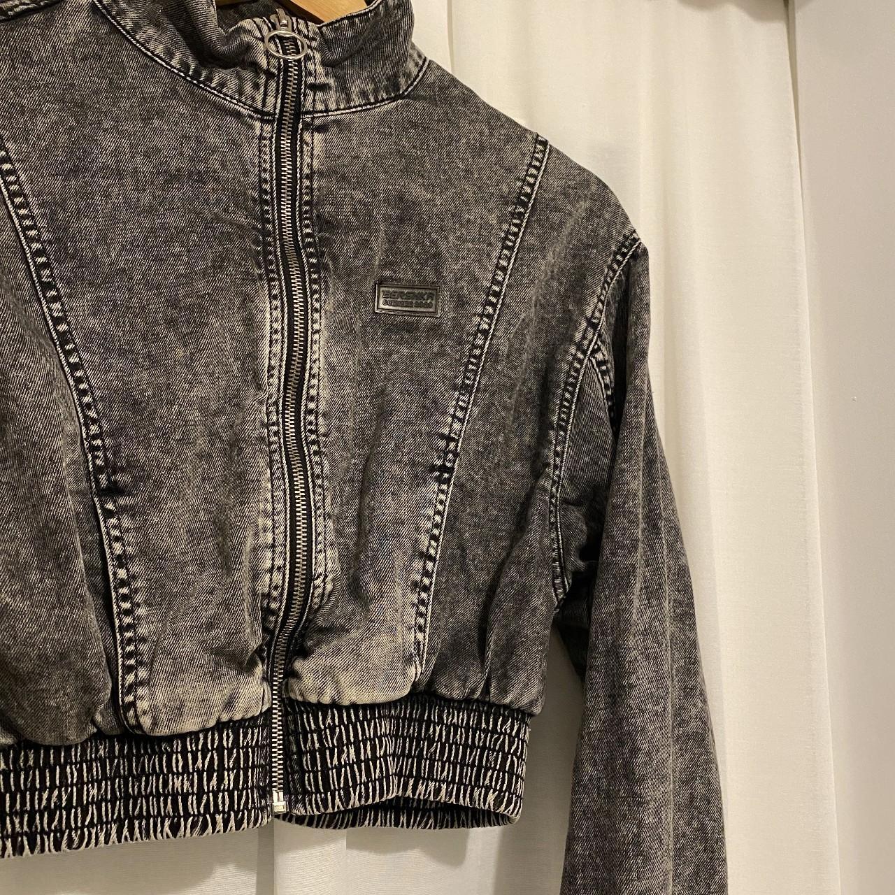 Washing jean washing bomber jacket from Bershka🌟 Depop