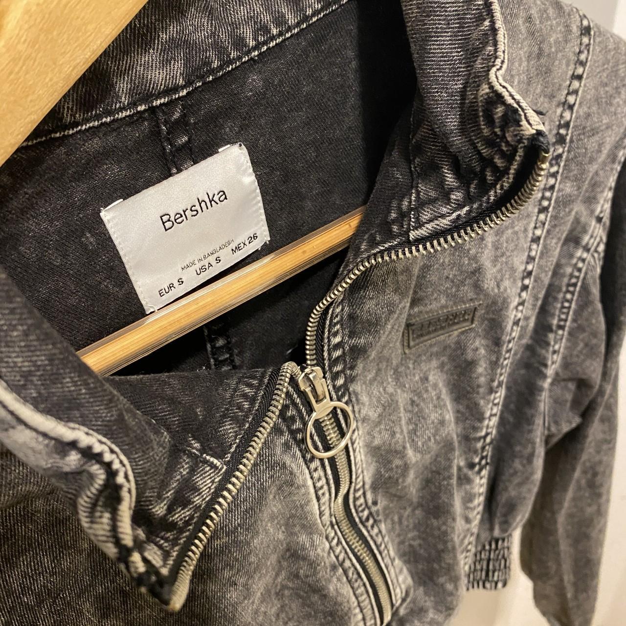 Washing jean washing bomber jacket from Bershka🌟 Depop
