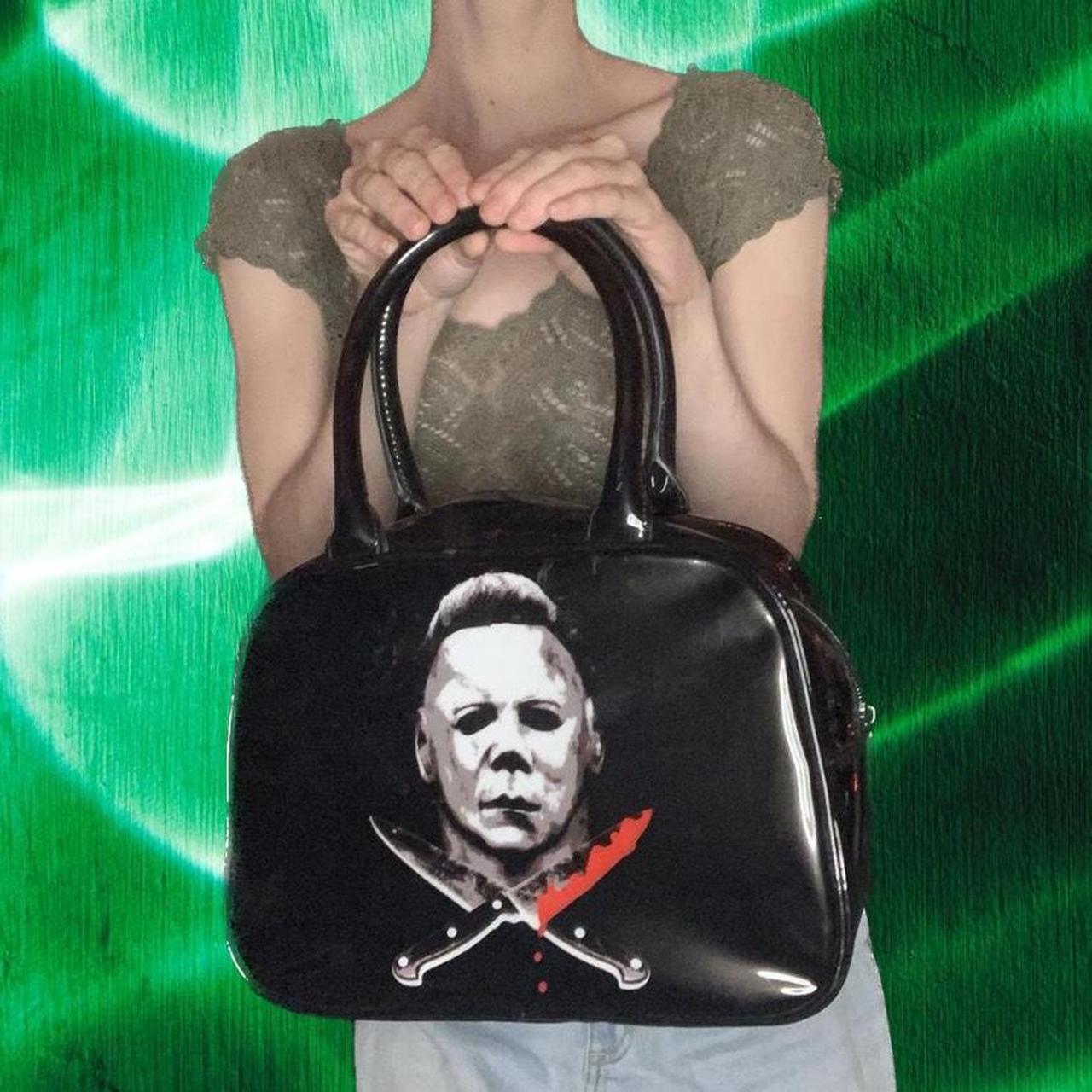 michael myers purse 11 x 8 message for more