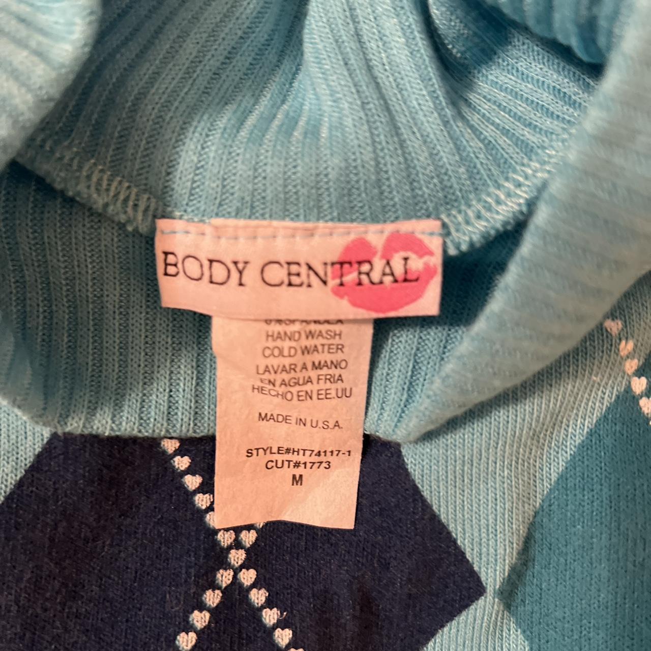 🌺 Vintage Argyle Shirt by Body Central. It is made... Depop