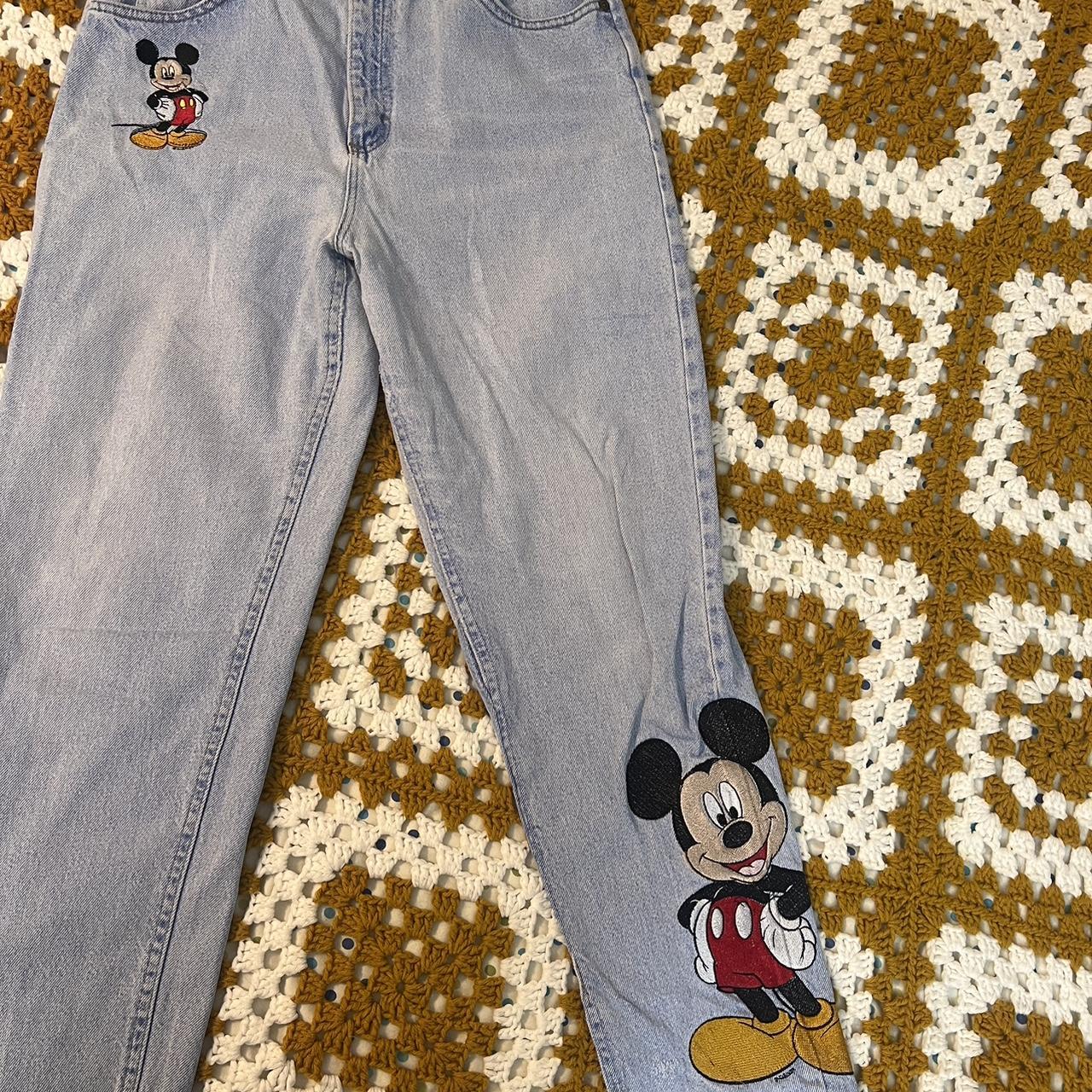 🌺 The cutest Vintage Lee Riders Mickey Mouse Edition... - Depop