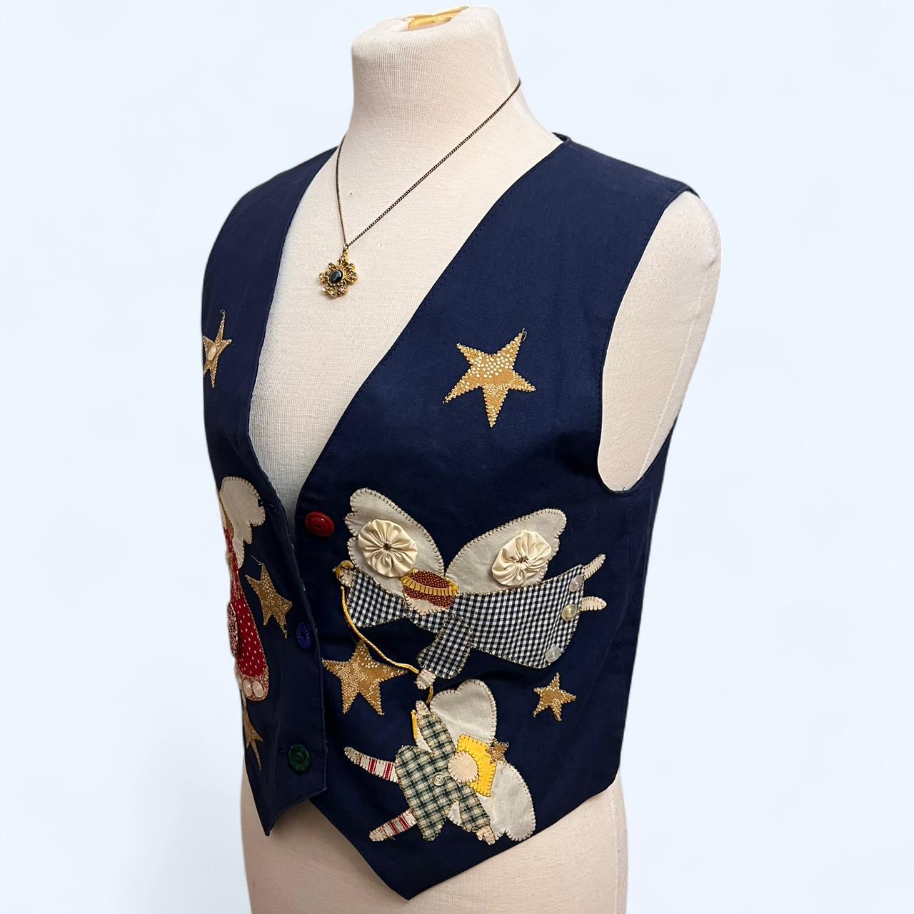 Lee Women's Tank top - Navy/Multi - S – Vintage n… - image 3
