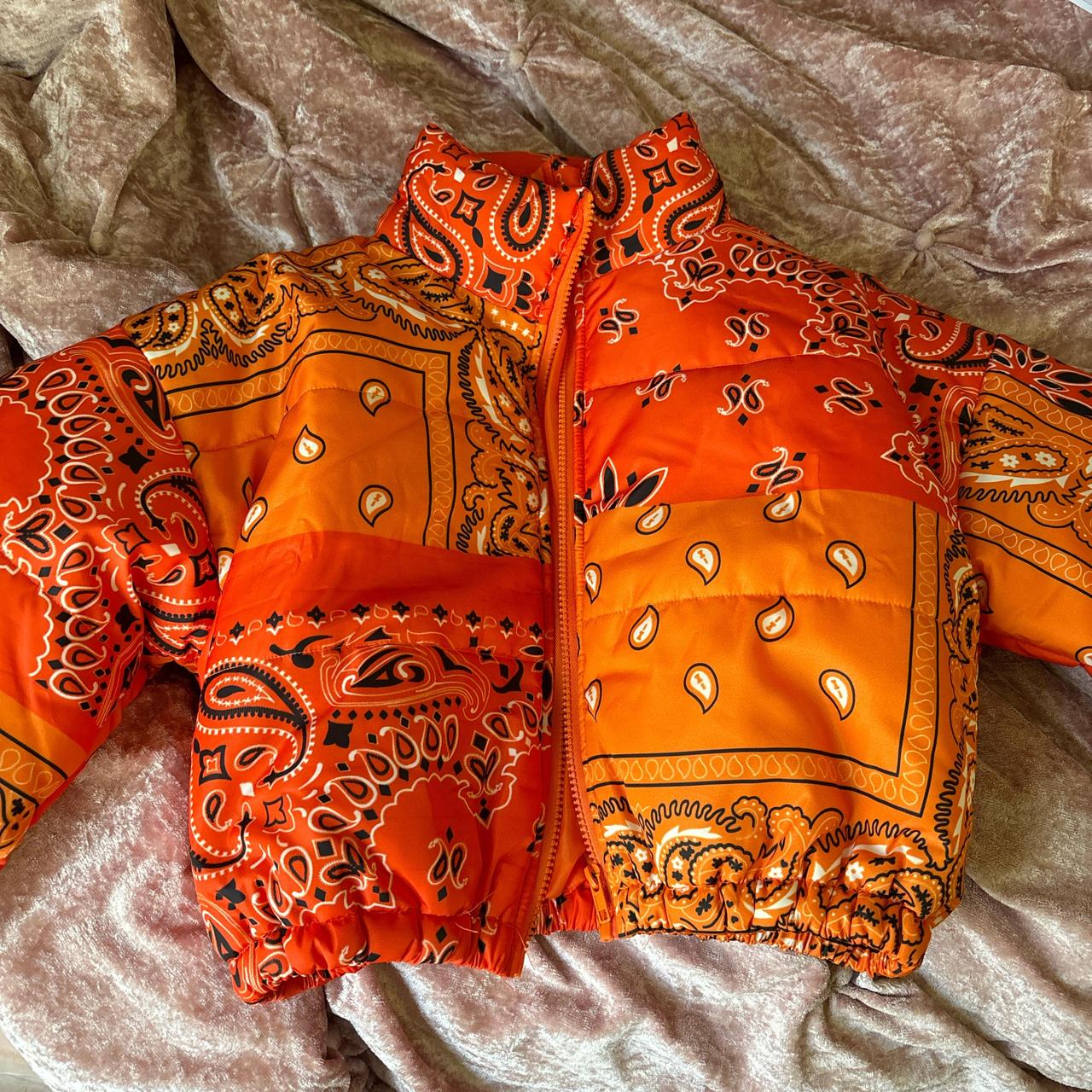 Culture Kings Roadman Coat Orange Bandana Puffer Jacket Carre