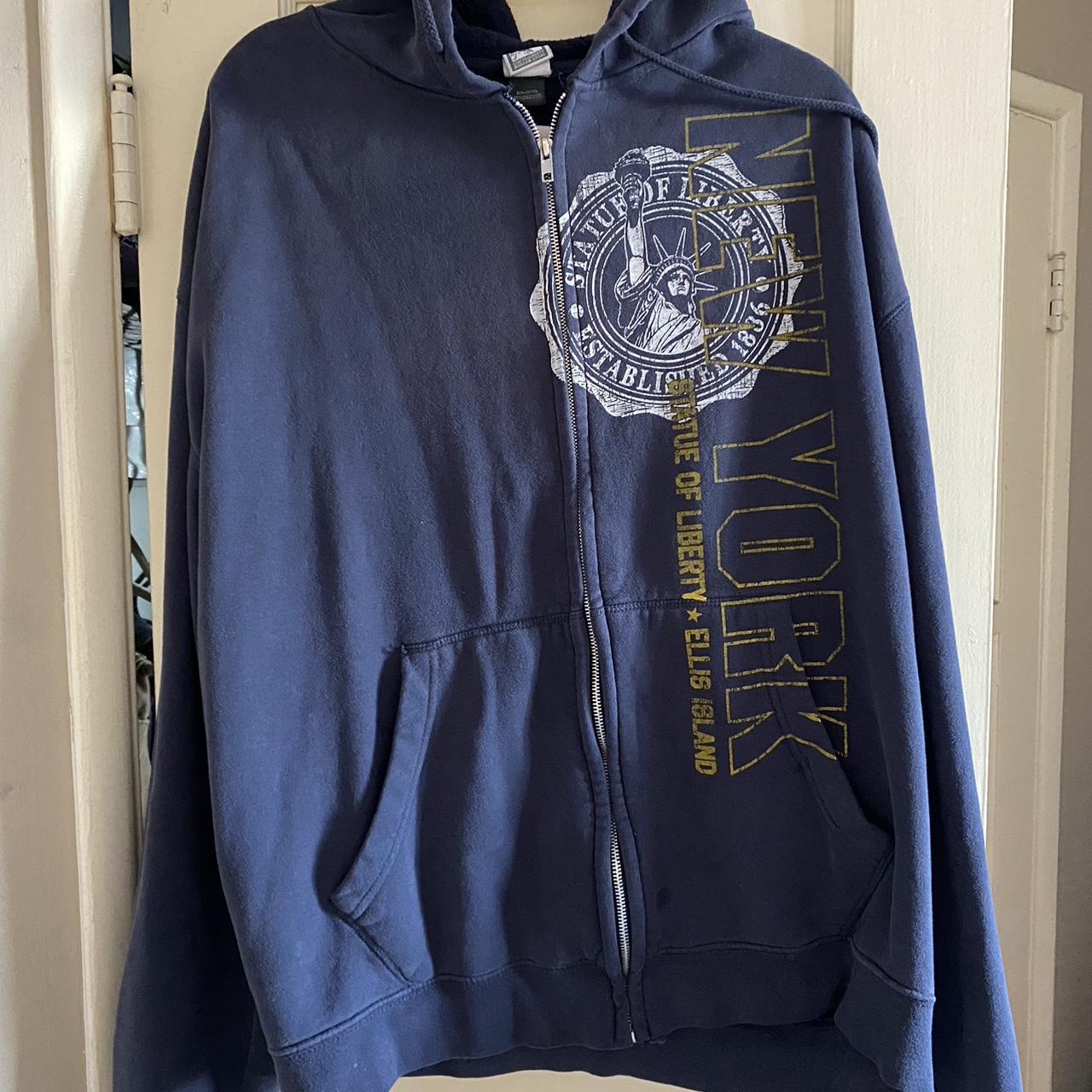 Vintage LAA new york hoodie Size XL - Depop