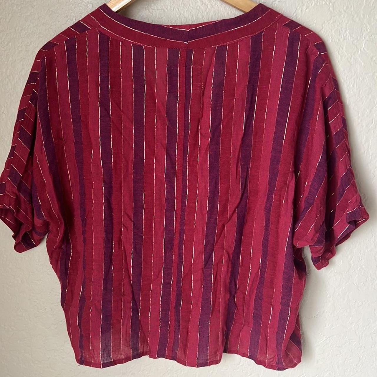 Rails Women's Blouse - Red/Burgundy - M – Rails T… - image 7