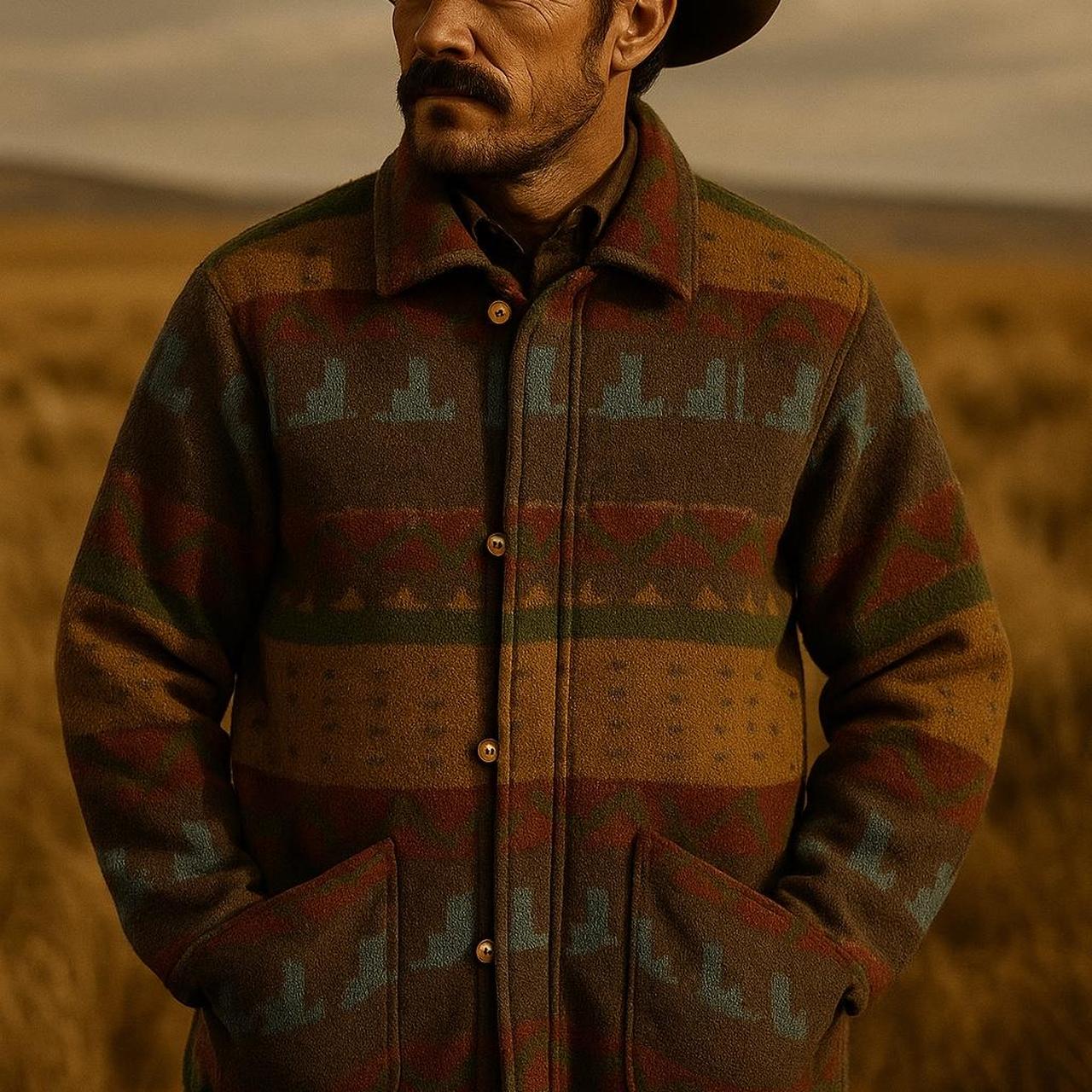 Men's Jacket - Multi/Brown - L – Robert comstock … - image 1