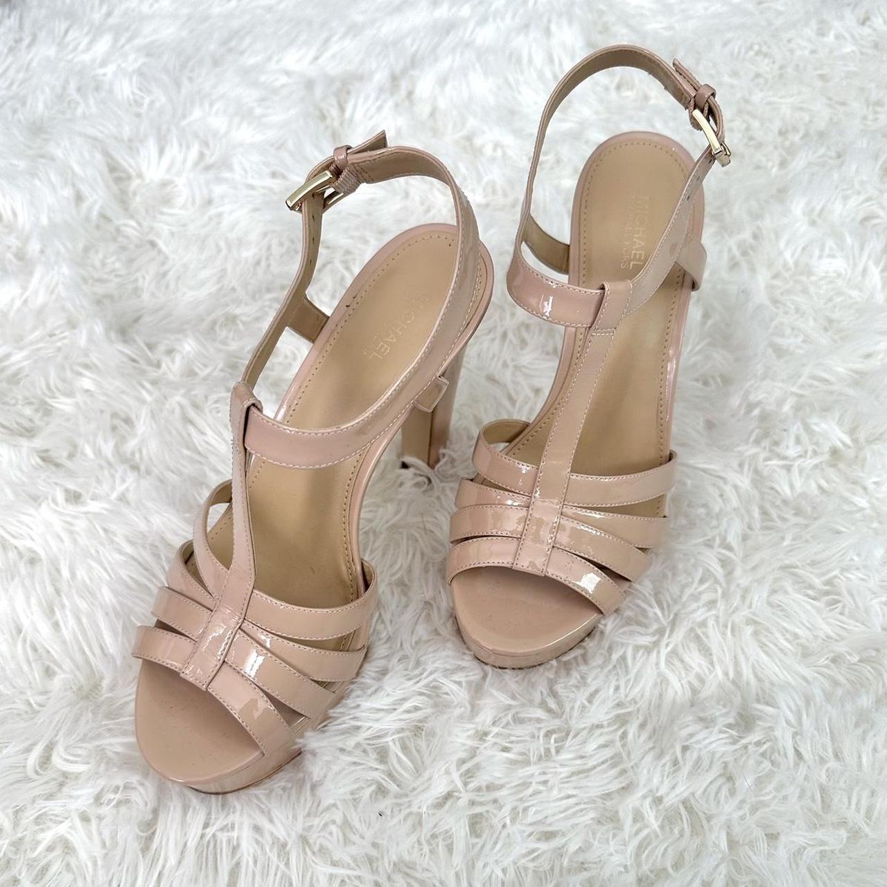 Michael kors hot sale chunky heel