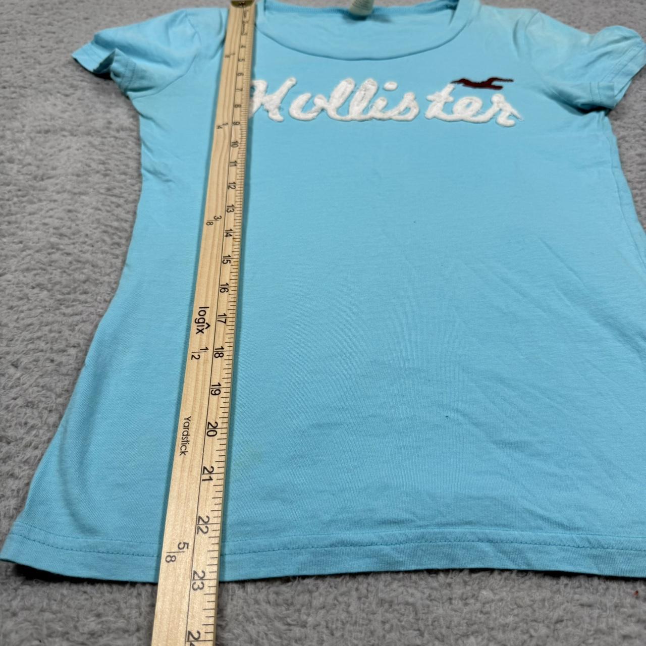 Hollister Co. Women's T-shirt - Blue - S – Y2K Ho… - image 4