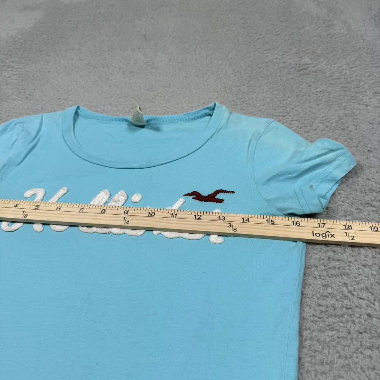 Hollister Co. Women's T-shirt - Blue - S – Y2K Ho… - image 3