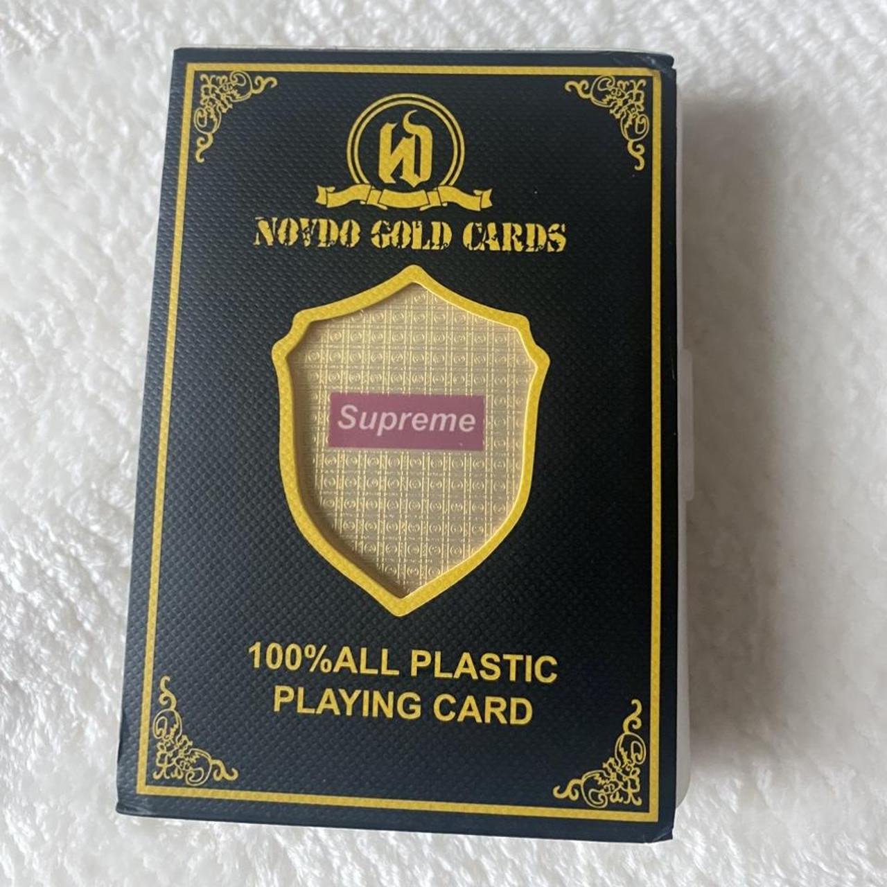 Supreme】Gold Deck of Cards-