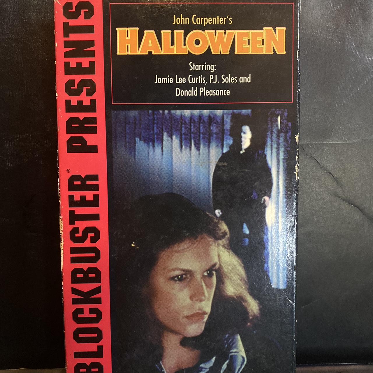 Halloween Blockbuster cover vhs tape horror movie... - Depop