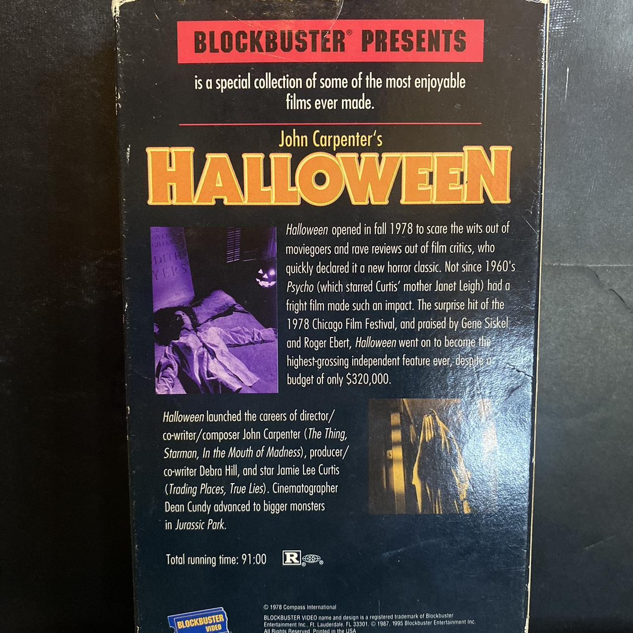 Halloween Blockbuster cover vhs tape horror movie... - Depop