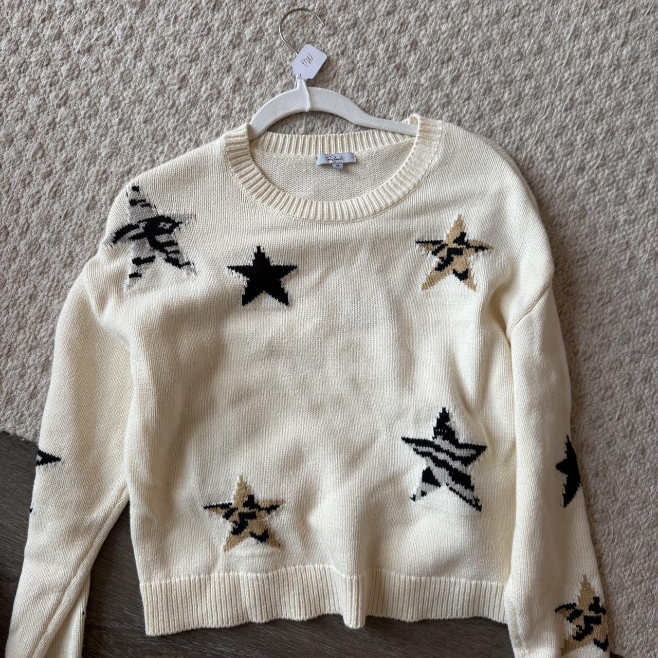 Rails Women's Sweater - Multi/Cream - XS – Cream … - image 1