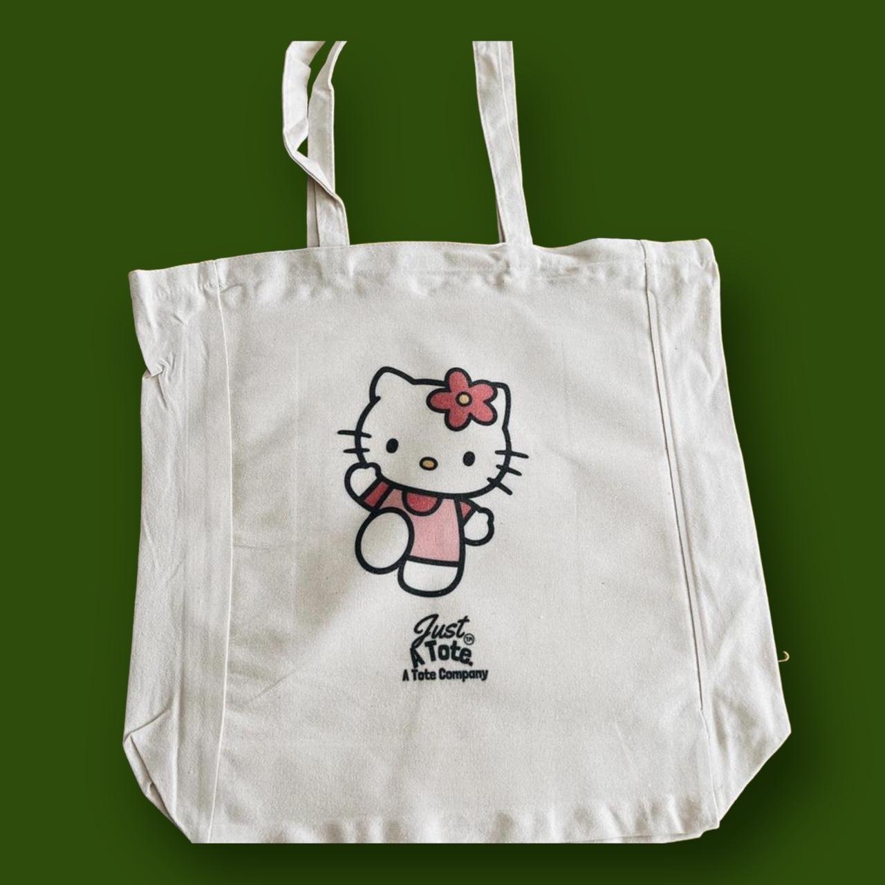 Sanrio Hello Kitty Mini Barrel Bag Small pocket on - Depop