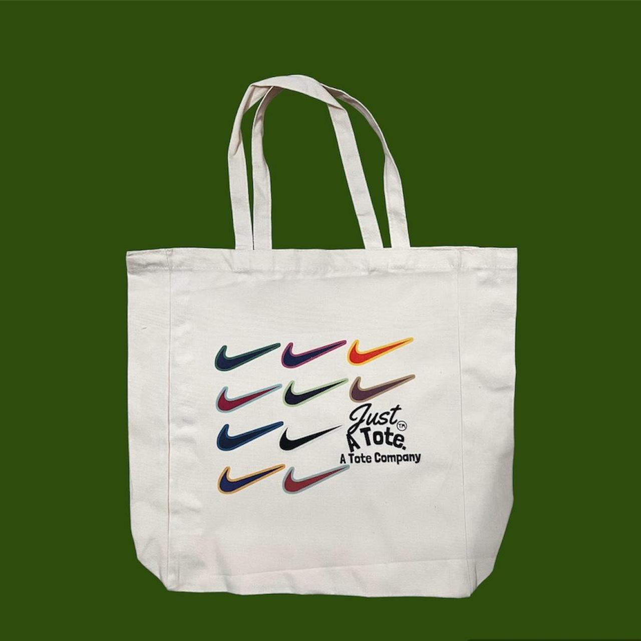 rare japanese nike 'have a nike day' canvas tote - Depop