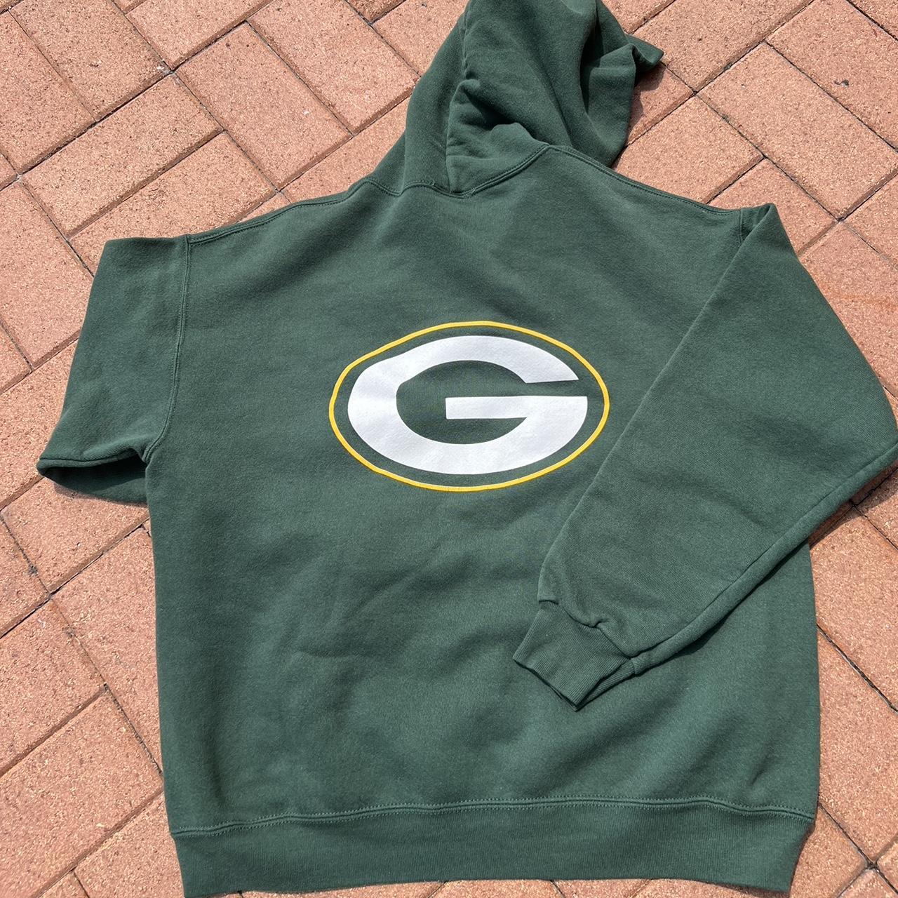 Y2K Green Bay packers zip up jacket Mens size - Depop