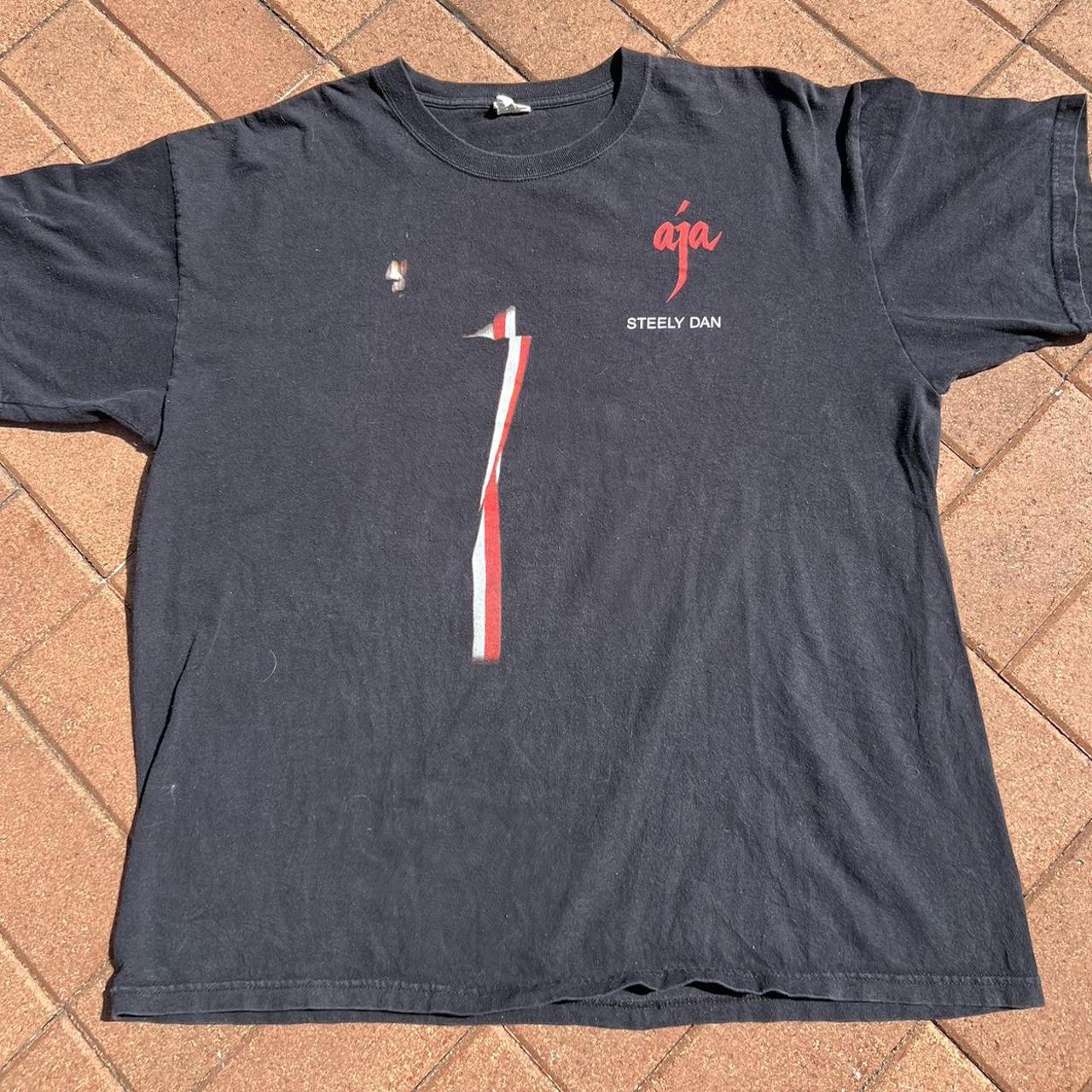 T-shirt Homme Vintage Steely Dan - Album Aja (2007) - Couleur Noir - Coupe Regular - Toutes Tailles