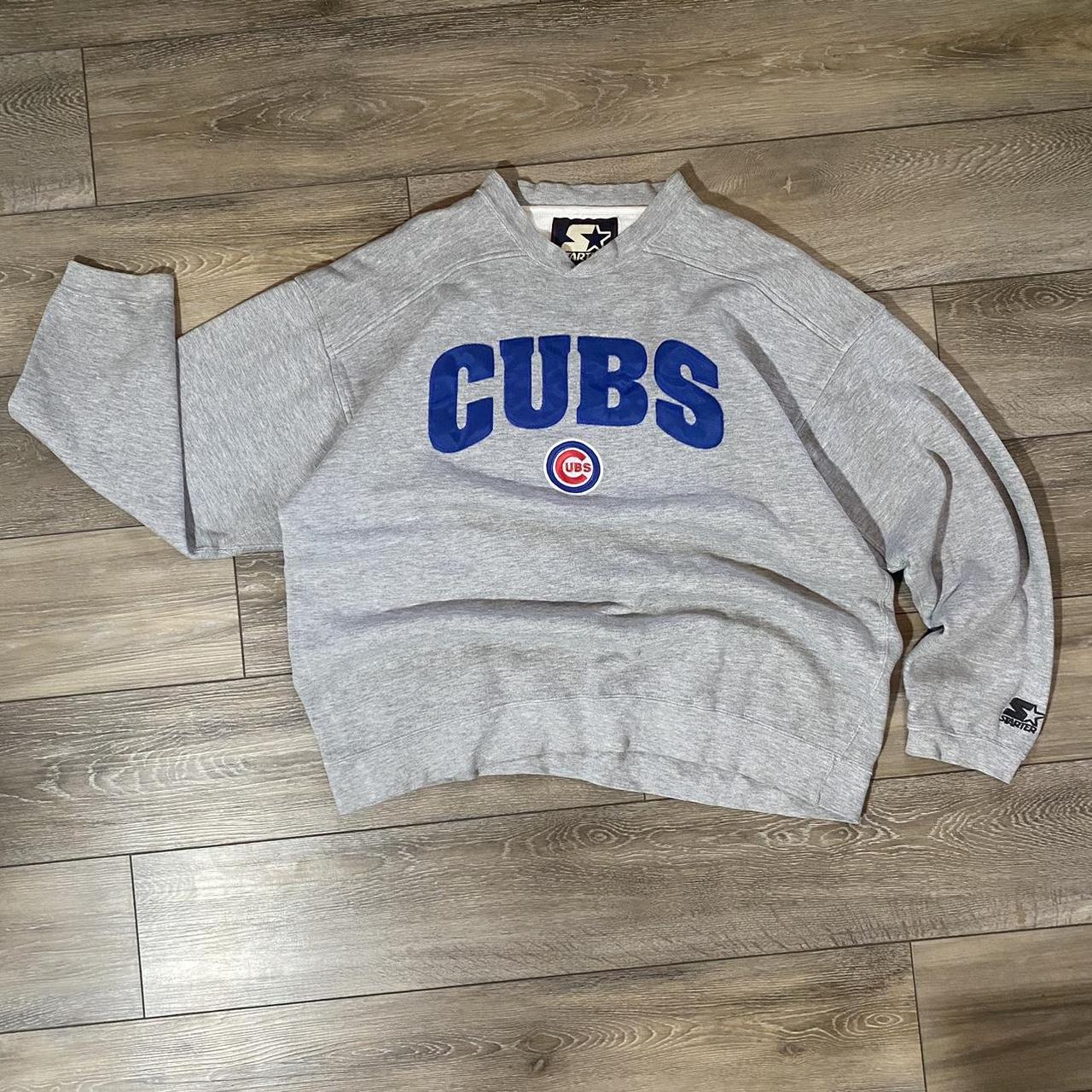 Men's retailer Starter Cubs MLB pullover