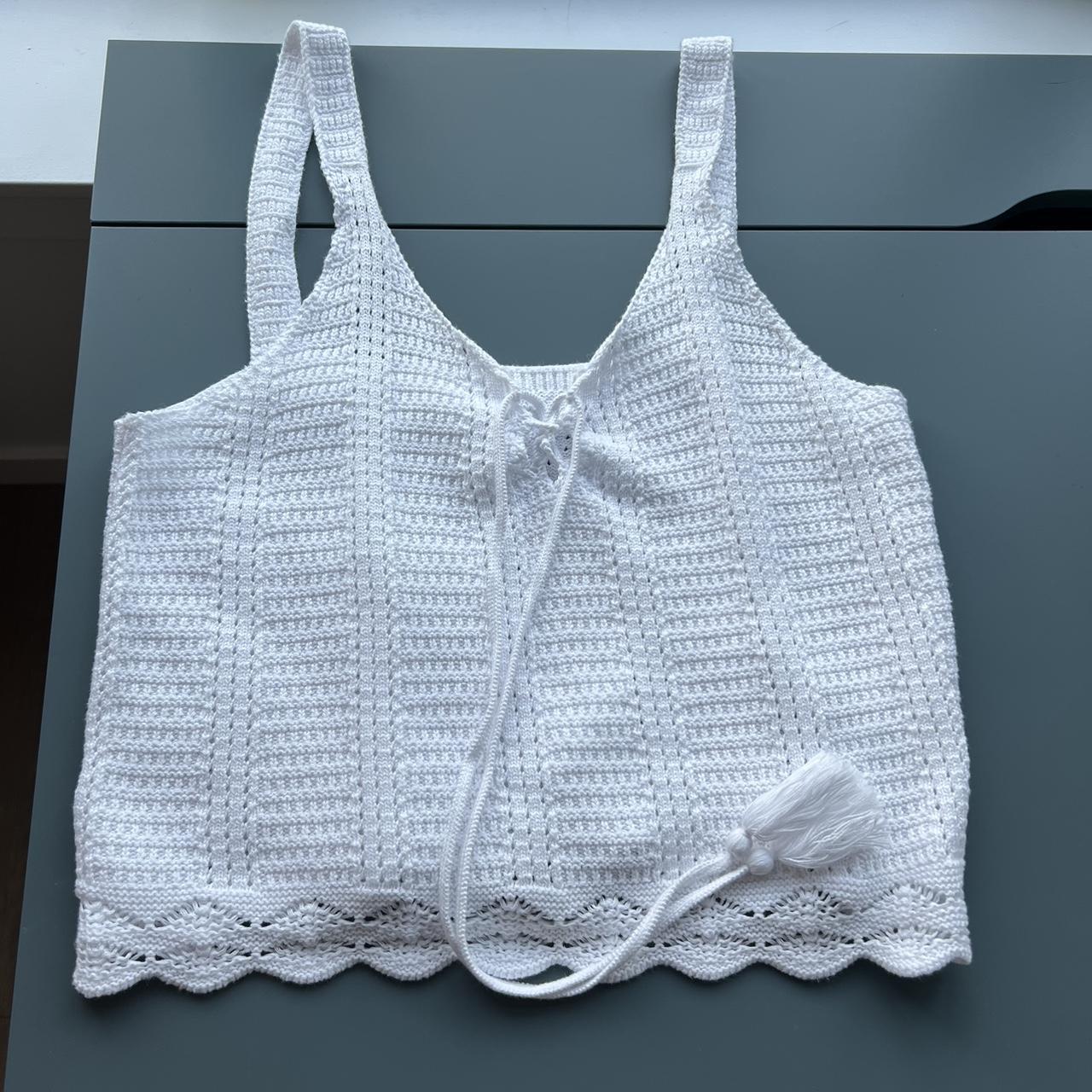 Old navy crochet tank Depop