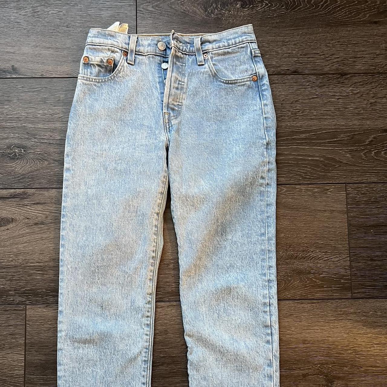 Levis vintage 501 in size 23.Light wash. Great... - Depop