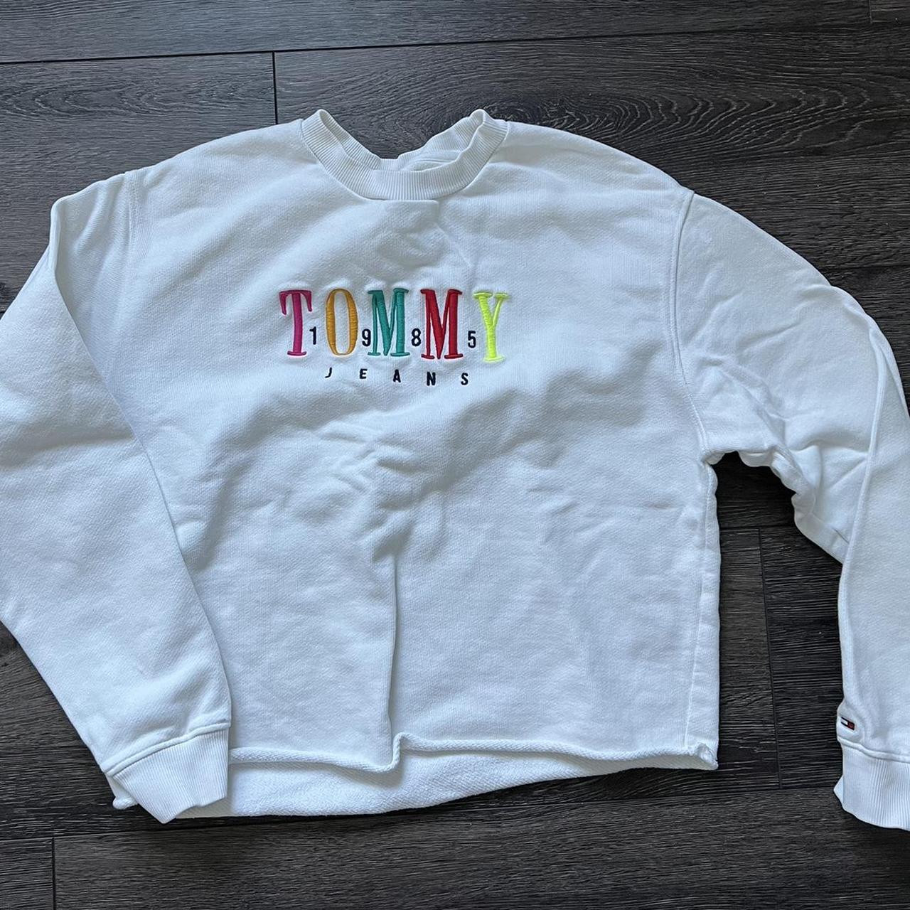 Tommy Hilfiger Women's Sweatshirt - White - XL – … - image 2