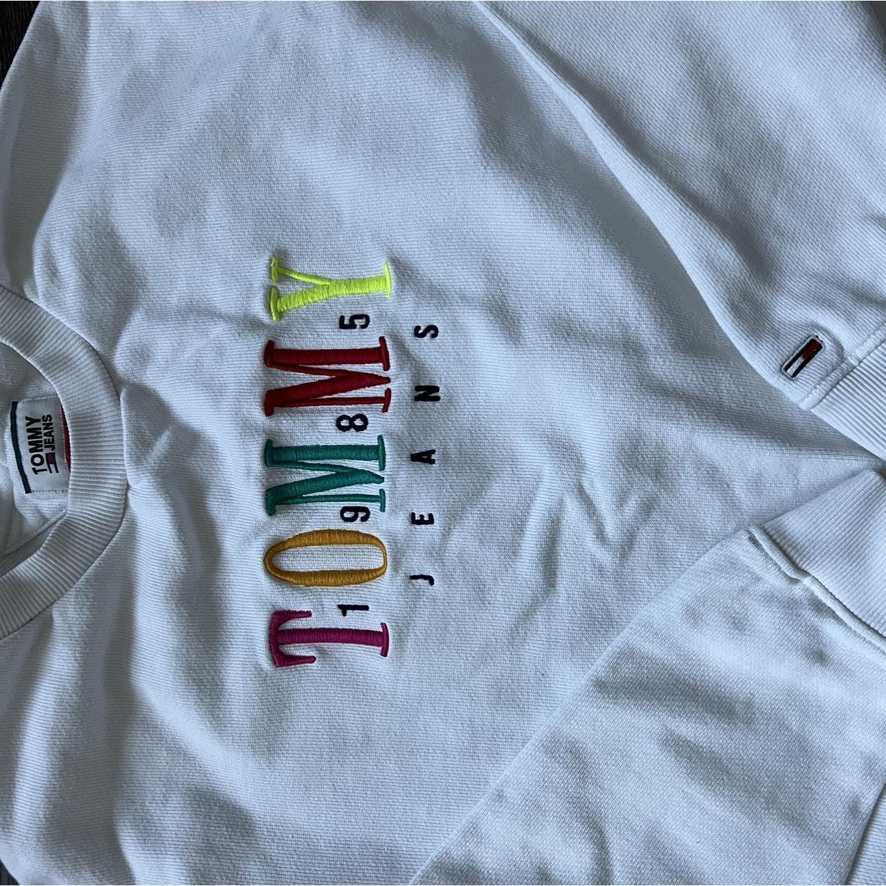 Tommy Hilfiger Women's Sweatshirt - White - XL – … - image 4