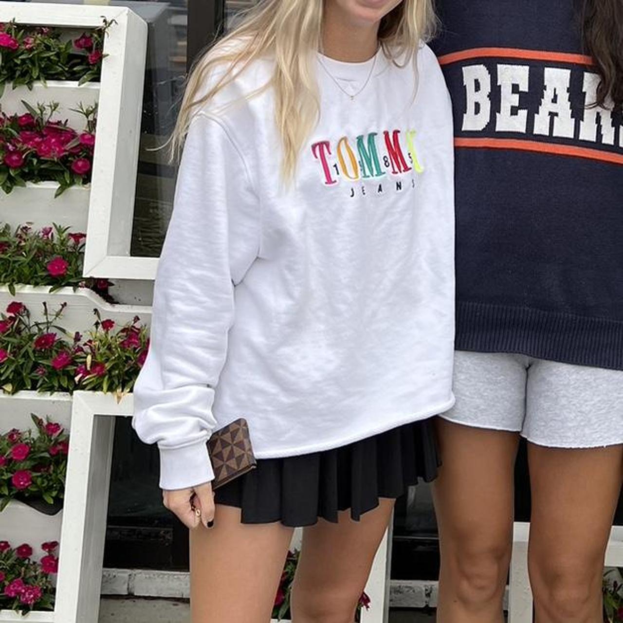 Tommy Hilfiger Women's Sweatshirt - White - XL – … - image 1