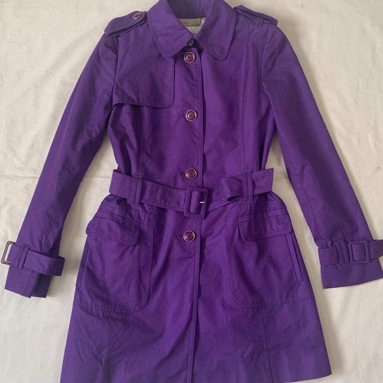 Banana Republic Women's Purple Coat Depop