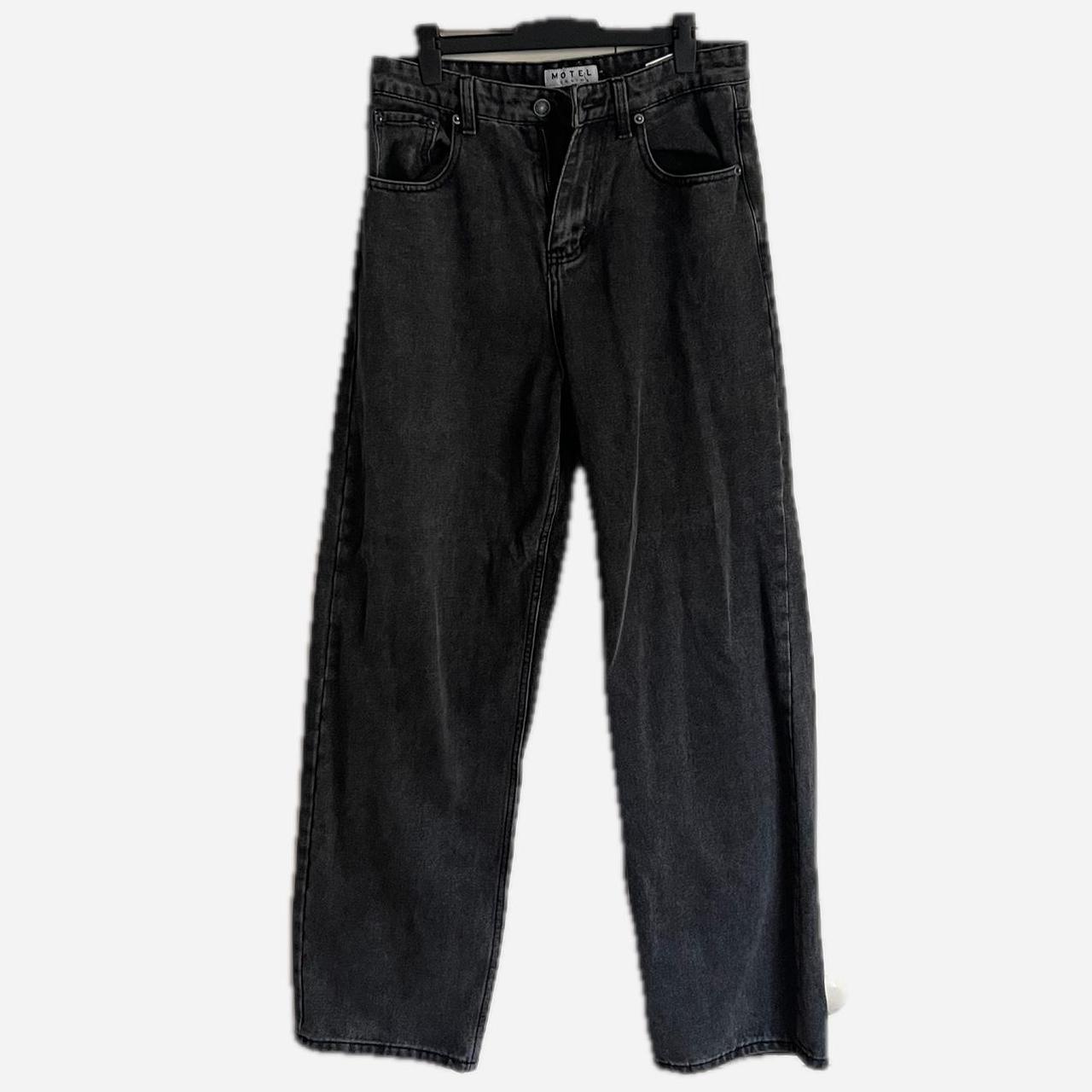 BUM RIP PARALLEL JEANS MOTEL ROCKS BLACK Worn