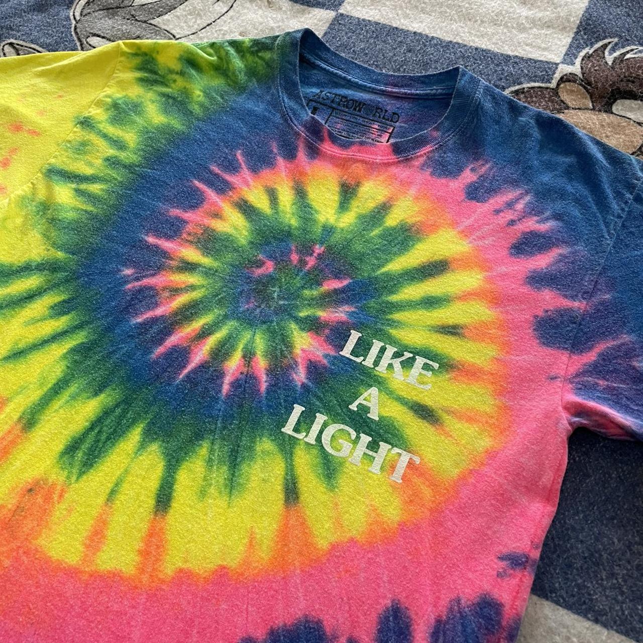 Travis Scott sicko mode tie dye tee size large | Depop