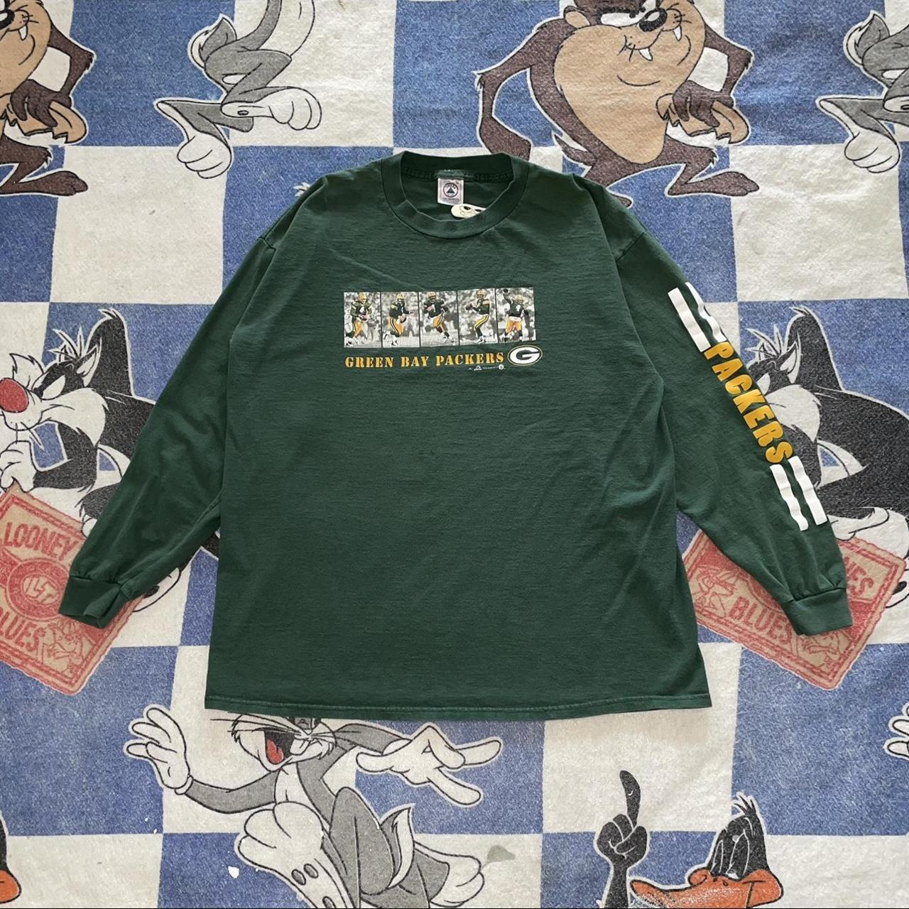 Green Bay Packers Long Sleeve T-Shirt • Size: - Depop