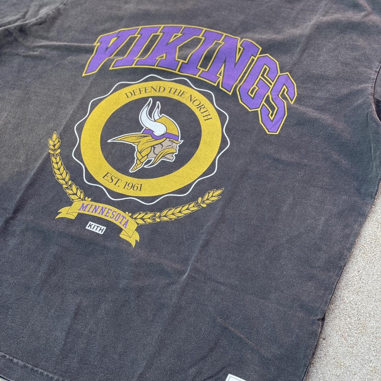 Kith for the NFL: Vikings Vintage Tee - Black