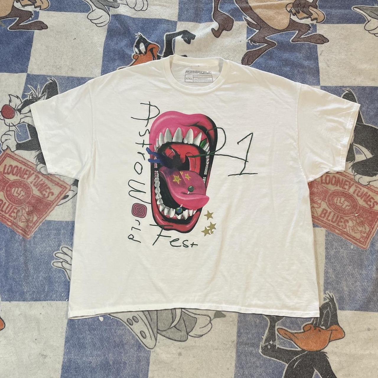 Travis Scott sicko mode tie dye tee size large | Depop
