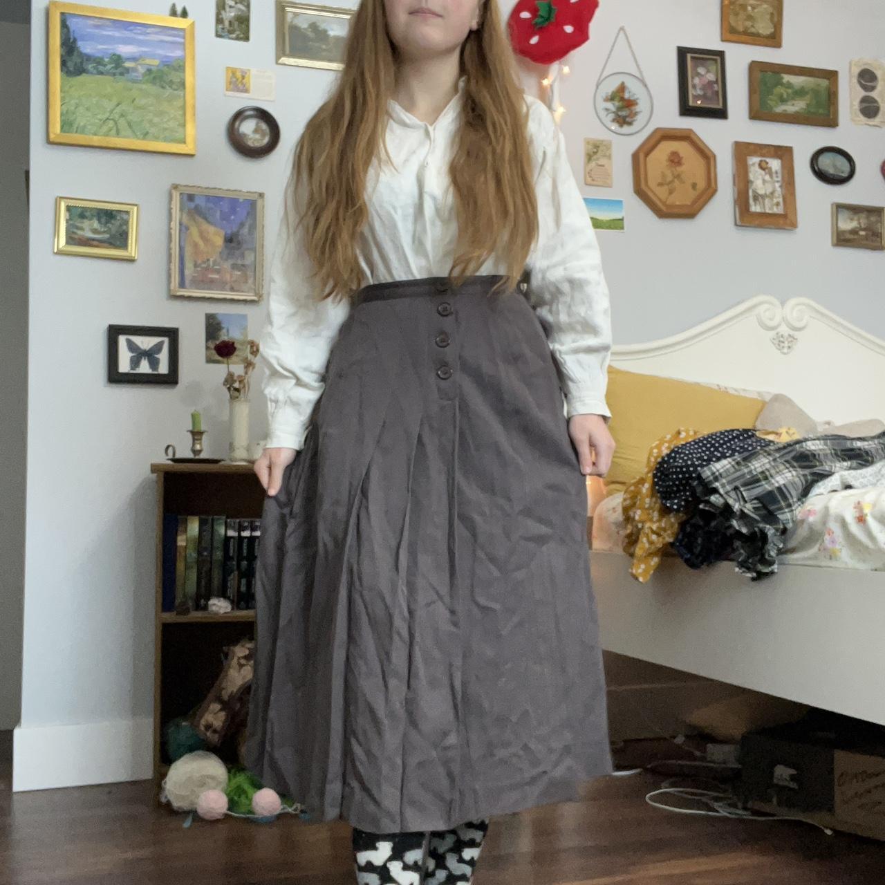 100 wool skirt best sale